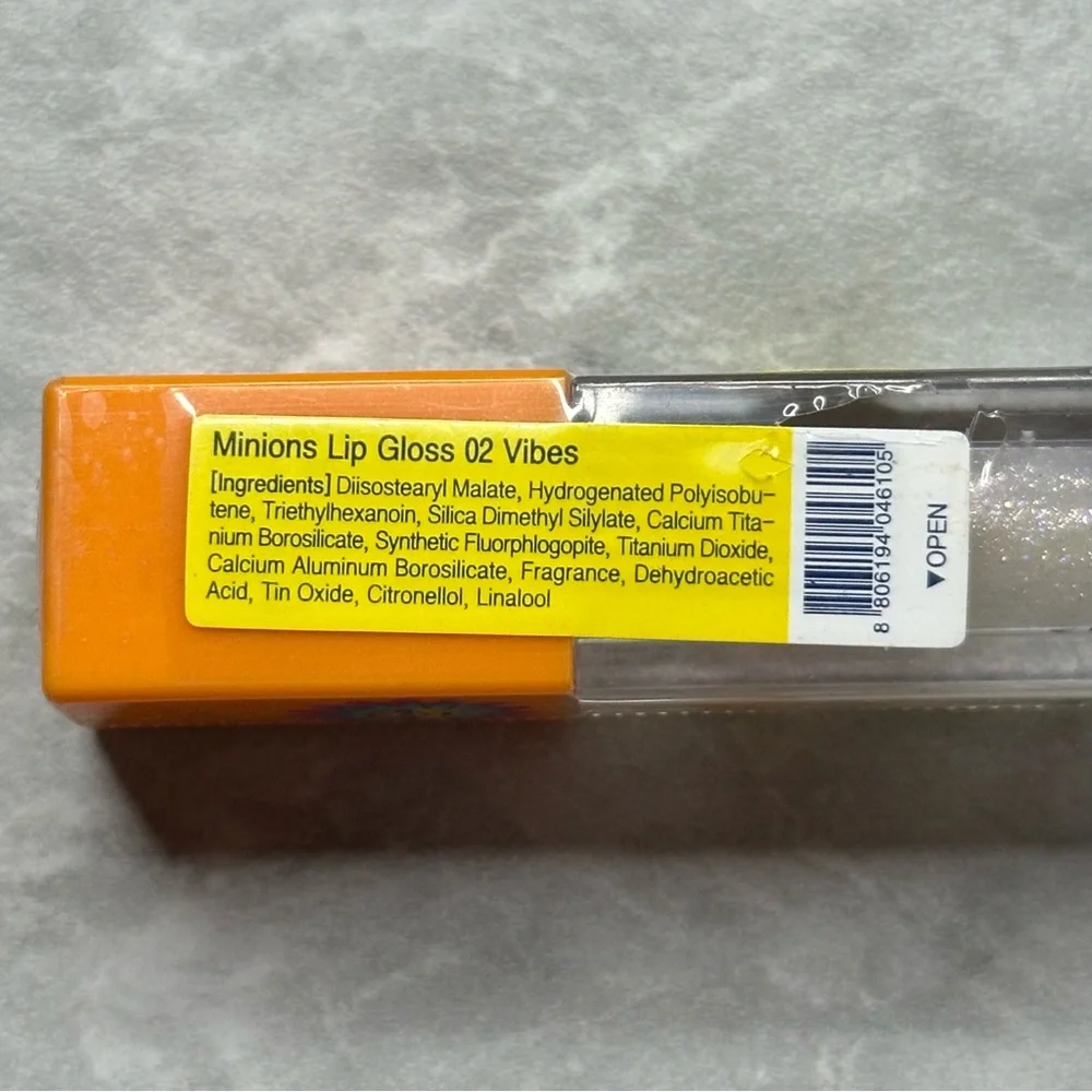 New Tony Moly Minions Lip Gloss‎ Vibes Clear